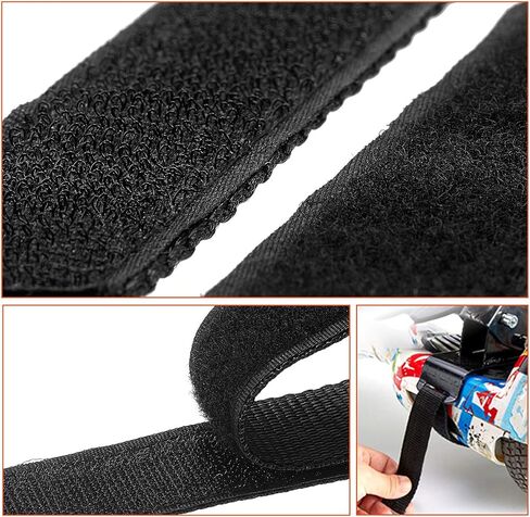 Sumind 8 قطع قابلة للتعديل من أشرطة استبدال Hoverboard هوك وحلقة تثبيت كابل Hoverboard أشرطة بديلة لملحقات Kart سكوتر التوازن الذاتي (19.8 بوصة) in Saudi Arabia