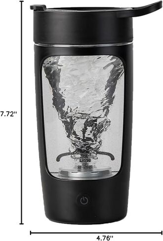 Electric Shaker Bottle 22oz Rechargeable Self Stirring Cup BPA Free Tritan | Portable, leak-proof, easy clean, powerful motor. For protein, coffee, milk, gym, kitchen, office, school, travel in Kuwait