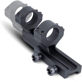 Monstrum Offset Adjustable Spacing Extended Scope Mount with Picatinny Base