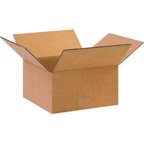 PARTNERS BRAND 10 x 10 x 5 Corrugated Cardboard Boxes, Flat 10"L x 10"W x 5"H, Pack of 25 | Shipping, Packaging, Moving, Storage Box for Home or Business, Strong Wholesale Bulk Boxes