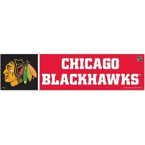 NHL Chicago Blackhawks WCR13331013 Bumper Strip, 3" x 12"
