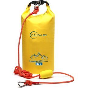 CALPALMY 20L Dry Bags 2-in-1 Sand Anchor Bag (1PCs or 2PCs), PWC Sand Bag Anchor for Small Boats Jetski Power Watercrafts Canoes and Kayaks, Waterproof Dry Bag for Water Sports, Camping, Hiking