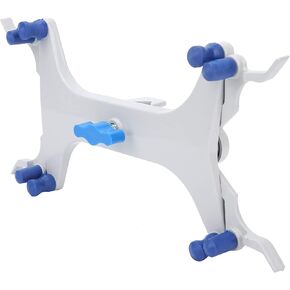 Aluminum Burette Clamp Titration Clip Dual Burette Aluminum Butterfly Clip Titration Stand Accessories Buret Clamp Aluminium Aluminum Rubber Holder Accessory