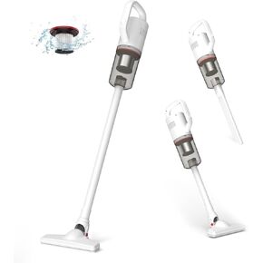 Cordless Vacuum Cleaner, Handheld Stick Small Lightweight Vacuum for Home Pet Hair Hardwood Floor Cat Litter Area Rug Cleaning