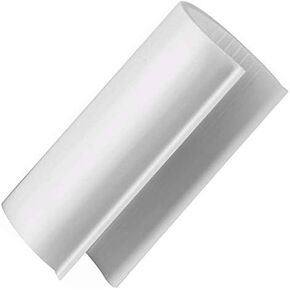 HD White Snap Clamp 1-1/2 Inch X 4 Inches Wide for 1-1/2 Inch PVC Pipe 10 Per Bag