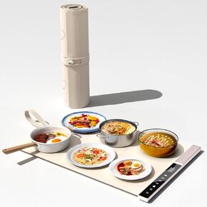 Food Warming Mat-Electric Warming Tray with 3 Zone Individual Adjustable Temperature Foldable Food Warmer for Parties Buffet