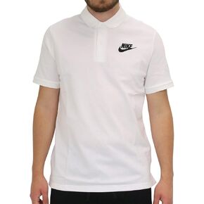 Nike Men's Sportswear Matchup Polo (White/Black, XXL)
