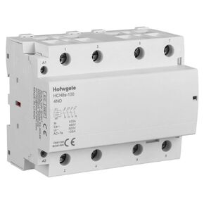 HCH8s-100 Amp Contactor Normally Open NO 100A, 4 Pole, 120V Coil 110v Lighting Power AC, Solar