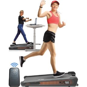 NLX Y8000 Treadmill - Under-Desk Treadmill Perfect for Home or Office Use, Walking or Running Treadmill with Adjustable Incline, 260 lbs Max User Capacity - by NLX Brand