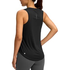 SANTINY المرأة بلا أكمام تجريب قمم التنس اليوغا ممارسة رياضية الجري قمصان Racerback تانك القمم للنساء