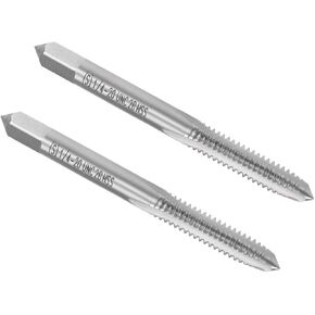 Machine Tap 1/4-20 UNC, for Drilling Machines, Tapping Machines, CNC and Milling Machines, 2B Class 3 Flutes High Speed Steel Screw Threading Milling Tap Machinist Repair DIY Tool 2pcs
