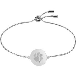 Stone Armory Bracelet for Clemson Tigers – Adjustable Corded Jewelry Featuring Tiger Paw – Fits Up to a 9-Inch Wrist - Ideal Gift for Alumni, Students, Fans & Graduates