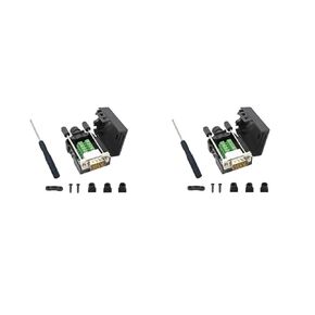 Best D-Sub Solderless Breakout Terminal Block Connector DIY Kit (DB9, 2PCS Male)