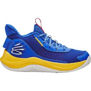 Under Armor Big Kids Drade School School Curry 3Z7 Swateball Shoes 3026623 (Blue/White/White ، نظام حجم الأحذية الأمريكي ، طفل كبير ، رقمي ، متوسط ​​، 3.5)