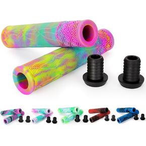 Scooter Grips - مختلط بارد الدراجة الدراجة الدراجة الدراجة نهر المقود المقبض | مقبض مقبض ناعم 160 مم من الدراجات البخارية للركل ، دراجات BMX ، الدراجة الجبلية in Kuwait