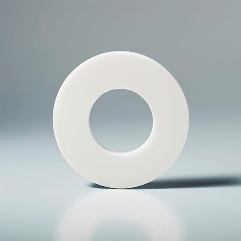 NACX 50Pcs Black Nylon Plastic Round Flat Washer Gasket Spacer Fastener M14 x 27mm x 2.5mm in Kuwait