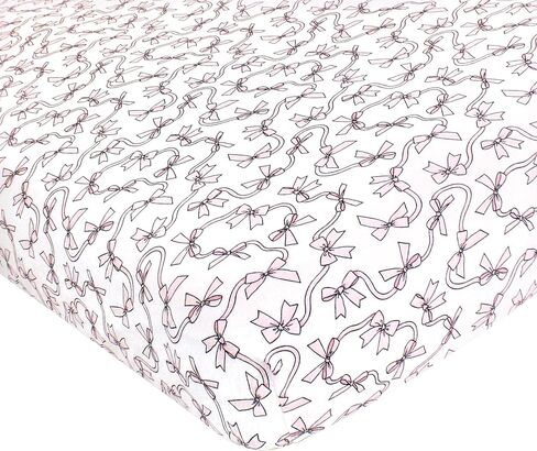 Hudson Baby Unisex Baby Cotton Fitted Crib Sheet, Sweet Bakery, One Size in Kuwait