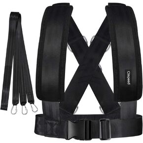 Fitness Sled Harness Workout Harness Exercise Speed Trainer with Pull Strap for Resistance Training