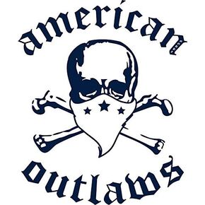 HZ Graphics American Outlaws | U.S. Soccer Vinyl Decal Wall Laptop Bumper Sticker 5"