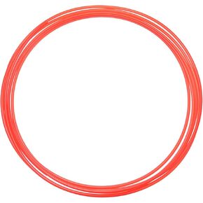 Nylon Line Hose Tube, 0.08"(2mm) ID x 0.16"(4mm) OD PA6 Pneumatic Air Line Tubing for Fluid Transfer/Trailer Air Brake System, Polyamide Water Fuel Pipe [10M/33FT, Red]