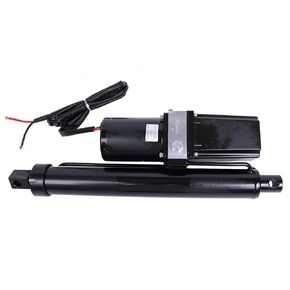 JEENDA DC 12V 12" Hydraulic Motor Heavy Duty Electric Linear Actuator 1700Lbs-2300lbs Compatible with Dump Trailers, Lift Tables, Solar Tracking System, Wheelchair Lift,Tractors,Cleaning Vehicle