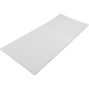 Master Magnetics Flexible Magnetic Sheet - 12" Wide, 48" Long, White Vinyl Front, 07060