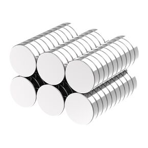 Powerful NdFeB Magnet - 1/2"D x 1/8"H - 60 Pack Super Strong Neodymium Disc Rare Earth Magnets, Small Round Refrigerator Magnets for Fridge, Crafts, Office, Whiteboard, Dry Erase Board