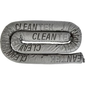 Restaurantware-Clean Tek مقاس 8 أقدام × 2.99 بوصة، جوارب ماصة عالمية احترافية، 4 جوارب ماصة شديدة التحمل - حاجز فورما ويحتوي على الانسكابات، ثعابين بولي بروبيلين رمادية للزيت والماء in Kuwait