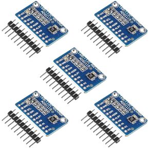DIANN 5pcs ADS1115 Analog-to-Digital Converter 16 Bit ADC 4 Channel Module Converter with Programmable Gain Amplifier ADC Converter