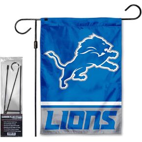 WinCraft Lions Garden Flag and Stand Pole Holder Mount