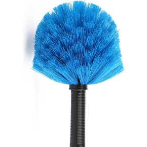 Cobweb Duster Brush Head Brush for 3/4 inch Threaded Poles,Spider Web Duster Brush for Outdoor & Indoor Cleaning(Pole Not Included)