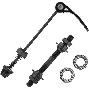 Bike Axle Quick Release Skewer Front and Rear Bicycle Axle Set with Wheel Hub Steel Ball for Mountain Bike(Front), as picture show, 4U8XA0L54V86NFSQ8PO2