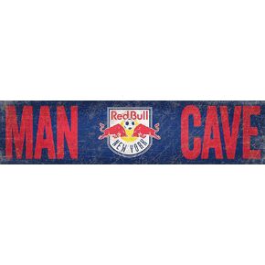 Fan Creations MLS New York Red Bulls Unisex New York Redbulls Man Cave 6x24 Sign, Team, 6 x 24