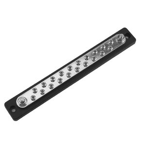 Boat Bus Bar, Dual Rows 150A 20 Position 2 Studs Automotive Busbar Terminal Block for Boat Automotive Solar Wiring