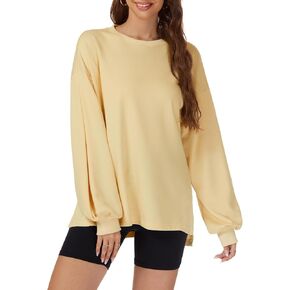 Taurus Womens Oversized Sweatshirts Crew Neck Pullover Sweaters Casual Comfy Fall Fashion Lantern Long Sleeve Tops