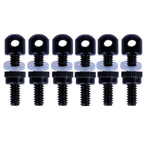 Sling Swivel Studs, Wood Screw Studs Pack of 6 (7/8 inch)