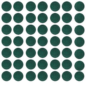 400PCS 21700 Lithium Battery Insulator Rings, Highland Barley Paper with Adhesive Backing, Hollow Paper Pad Electrical Insulation Ring, Green