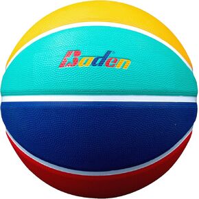 Baden | Legend Court Canvas | Creative Design Outdoor Rubber Game Basketball | Youth & Adult Size 5,6,7