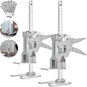 Labor Saving Arm Jack, 2 Pack Furniture Lifter Tool 12In Multifunctional Hand Lifting Tool Jack 880lb Load-Bearing Furniture Jack Tool for Lifting Windows Doors, Wall Tile Positioning