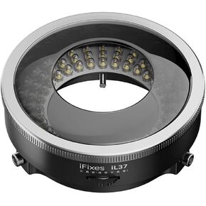 iFixes iL37 Microscope Polarized Optical System LED Illuminating Ring Light 96pcs LED Light Beads Microscope Glareproof Lights Source