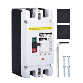 DIHOOL DC Main 160 Amp Circuit Breaker, 500V Battery Disconnect Switch, Master Switch for Boat Trolling Motor Marine ATV Trailer
