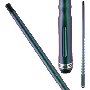 Stealth Cues Chameleon Metallic Green and Purple Reflection Finish Pool Cue. Stealth-D30