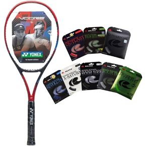 Yonex VCore 98 Plus (7th Gen) Tennis Racquet - Designed for Spin and Speed - Strung with Your Choice of SOLINCO String and Tension