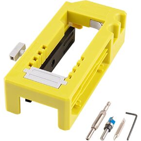 Door Hinge Jig and Template Covering Hinges with Lengths of 3-5 Inches and Thicknesses of 1/4 in or 5/8 in, Suitable for Various Wooden Door