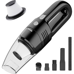 S3Pro Handheld Vacuum Cleaner - Reliable Cleaning Power with Convenient Accessories,Stylish and Lightweight for Effortless Cleaning, Perfect for Busy Women Home and Car (Black, Medium)