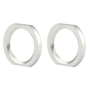 TACFUN A Pair Stainless Steel 49/64x20 TPI Jam Nut for .50