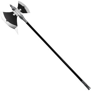 63" Foam Axe for Frieren Anime Foam Double-Edged Battle Axe - Sheal Cosplay Prop for Collection Costume Xmas Gift and Halloween