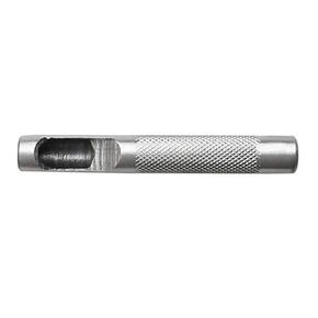 13mm Leather Hole Punch - Silver Round High Carbon Steel Hollow Cutter for Paper, Plastics, Canvas, Belts and Bags DIY Crafting