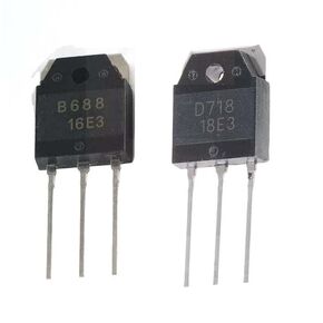 for Toshiba 2SB688 + 2SD718, B688 & D718 Transistor TO-3P (2-Pairs)