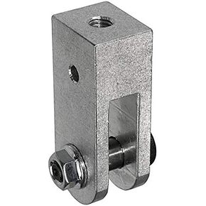 The Light Source 3/8" Threaded Rod Hanger for Mega-Batten Clamp, Silver